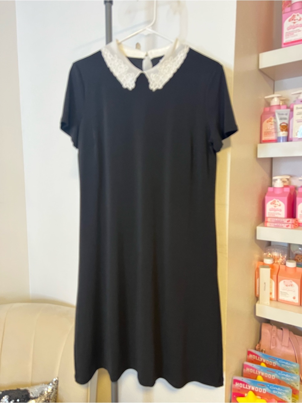 Elle Black “Wednesday” Dress Peter Pan Collar LBD